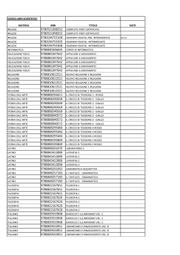libri disponibili scientifico