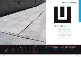 Canale di Drenaggio Sistema U - ULMA Architectural Solutions