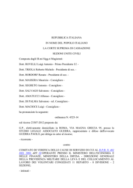 ordinanza n. 4325/14 del 24 febbraio 2014