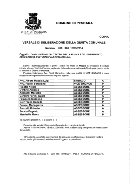 per bambini - Comune di Pescara