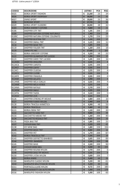 LISTINO 1 2014