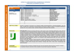 specialistiche scheda didattica aa 2014 2015