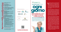 Ogni giorno prendersi cura della persona con