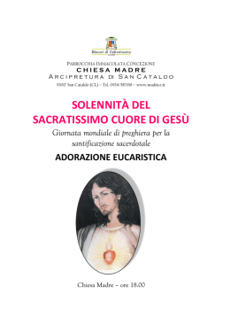 Libretto adorazione eucaristica
