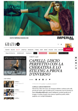 CAPELLI: LISCIO PERFETTO CON LA CHERATINA E LO STILYNG