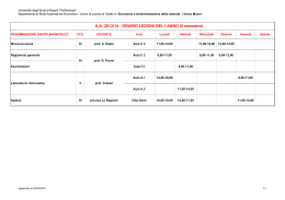 1 PRIMO LIVELLO - Economia e Amministrazione delle Aziende (EAA)