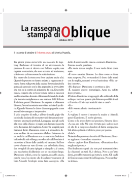 1-31 ottobre - Oblique Studio