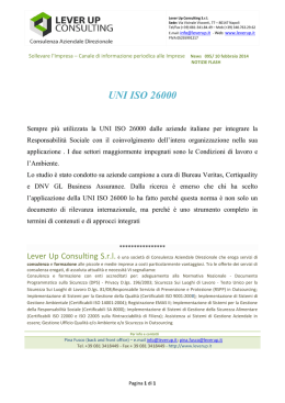095- 10 febb 2014 - Lever Up Consulting Srl