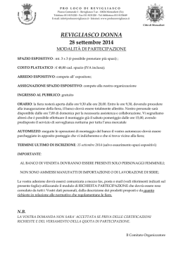 REVIGLIASCO DONNA 28 settembre 2014