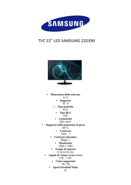 TVC 22” LED SAMSUNG 22D390