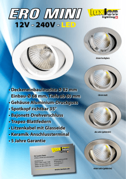 ERO MINI - Luxion Lighting GmbH