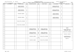 POLITECNICO di BARIANNOACCADEMICOI Anno