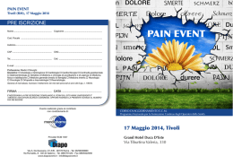 PAIN EVENT - Diapo DMC Travel