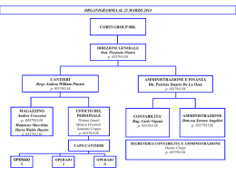 CANTIERI Resp. Andrea William Piastra