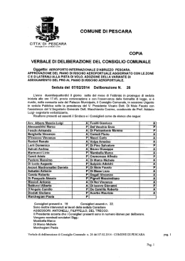 Delibera di C.C. n. 26 del 7 febbraio 2014