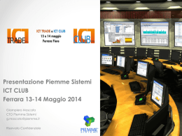 Presentazione Piemme Sistemi ICT CLUB Ferrara 13-14