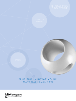 pensiero innovativo nei materiali avanzati petrolchimico e industriale