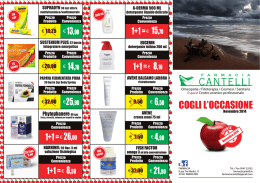 Volantino Offerte - Farmacia Cantelli