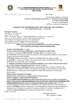 Gratteri a.s. 2014/2015 - CIRCOLO DIDATTICO STATALE “N