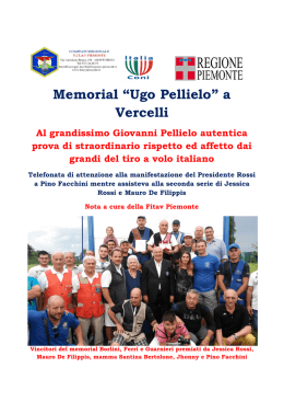 Leggi la nota - FITAV Comitato Regionale Piemonte