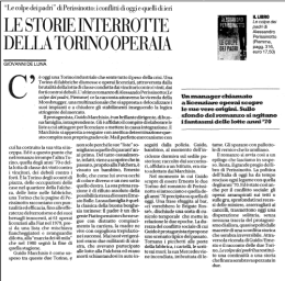 LE STORIE INTERROTTE DELLA TORINO OPERAIA