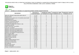 PROCEDURA APERTA PER LA FORNITURA DI
