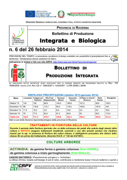 Bollettino tecnico n. 06 del 26 febbraio 2014