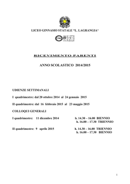 Liceo Classico-Ric.Parenti - Istituto Superiore "Lagrangia", Vercelli