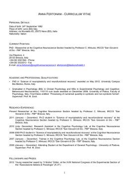 1 anna fertonani - curriculum vitae