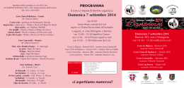 programma cantemes 2014 - USCI Delegazione di Sondrio