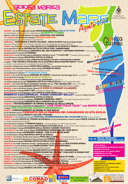 luglio 2014 - Comune Gioiosa Marea