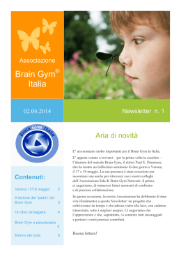 Prova Nwsl BGI - Brain Gym Italia