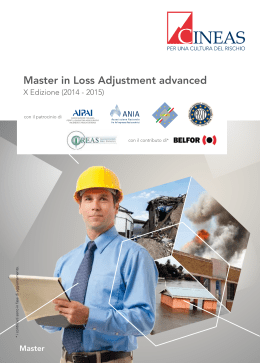 Brochure del Master in Loss Adjustment: Advanced
