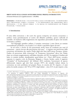 leggi il documento integrale - Le Banche Dati per gli Operatori del