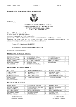 02_04_2014  - Dipartimento di Fisica e Scienze della Terra