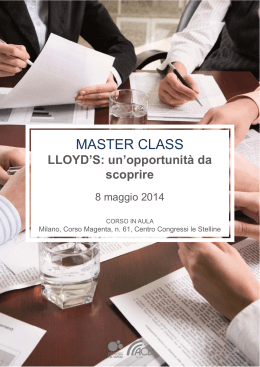 MASTER CLASS - AEC Broker