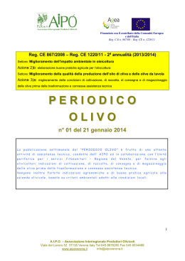 Periodico n. 01 del 21 gennaio 2014