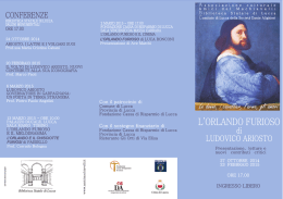 Per scaricare il depliant - Associazione Culturale Amici del Machiavelli