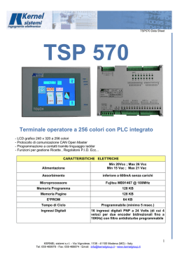 TSP570 - KERNEL sistemi