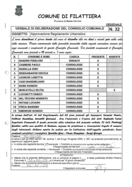 01 - Approvazione Regolamento urbanistico