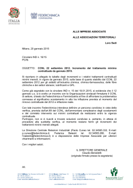 Circolare Federchimica - Associazione Industriale Bresciana