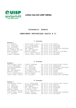 LEGA CALCIO UISP SIENA