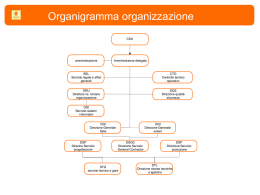 Organigramma organizzazione