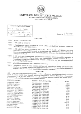 1136. Biomedicina - Universit&agrave; di Palermo