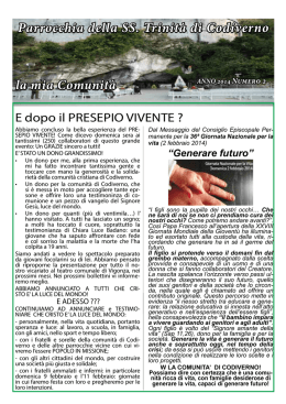 02 2014 - Parrocchia SS. Trinit&agrave; Codiverno
