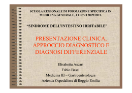 Presentazione clinica, Approccio diagnostico e