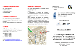 Brochure 2014 - Università degli Studi del Piemonte Orientale