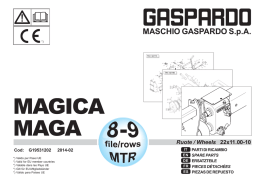 Spare Parts MAGICA-MAGA-MTR 8-9 2014-02