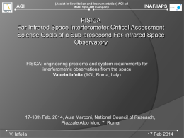 FISICA Far Infrared Space Interferometer Critical Assessment
