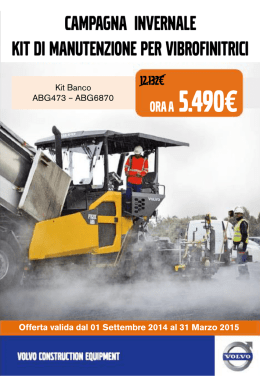 Per scoprire i dettagli campagna invernale kit di manutenzione per